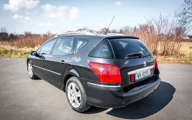 Peugeot 407 cena 8100 przebieg: 238750, rok produkcji 2004 z Warszawa małe 121